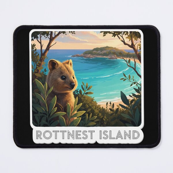 Item preview, The Basin, Rottnest: A Serene Turquoise Seascape designed and sold by Digital Dreams Arts.