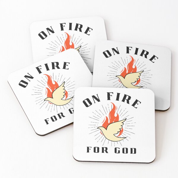 Item preview, On Fire for God – Holy Spirit Flame Revival Design designed and sold by astersgraphics.