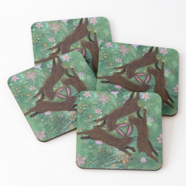 Item preview, English folk art Three Hares by Jemma Jamie Skidmore designed and sold by Jemma Jamie Skidmore.