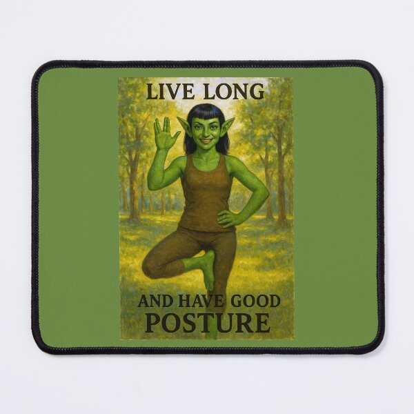 Item preview, Live Long and Have Good Posture designed and sold by Tridentulus.