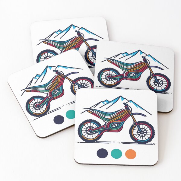 Item preview, Ride Free – Neon Dirt Bike Adventure Design designed and sold by Color-Made.