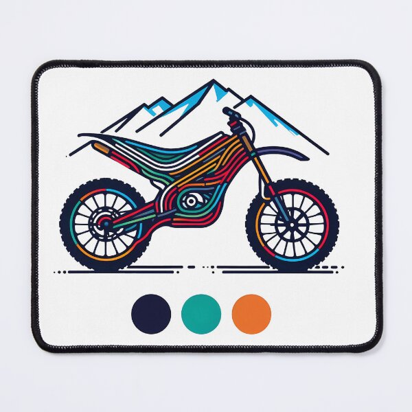Item preview, Ride Free – Neon Dirt Bike Adventure Design designed and sold by Color-Made.