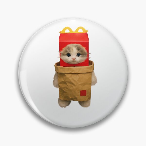 Item preview, Funny Cat In Fast Food Meme designed and sold by AShanDome.
