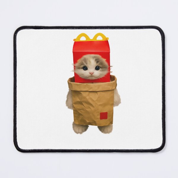 Item preview, Funny Cat In Fast Food Meme designed and sold by AShanDome.