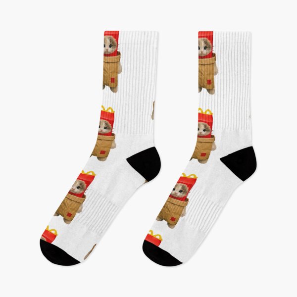 Item preview, Funny Cat In Fast Food Meme designed and sold by AShanDome.