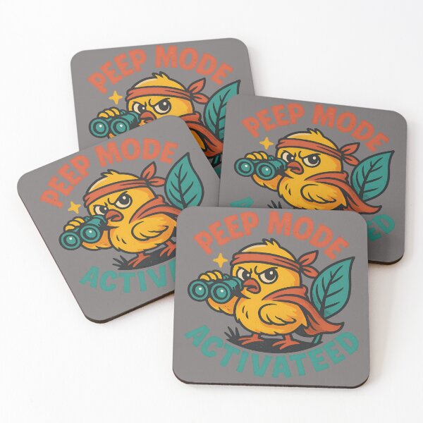 Item preview, Peep Mode Activated – Funny Vintage Cartoon Chick Design designed and sold by Nahyan7.