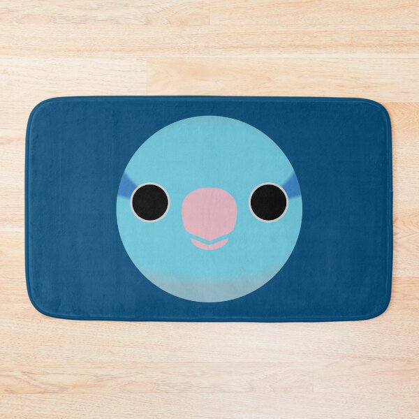 Item preview, The face of a blue male Pacific parrotlet designed and sold by INKOYADO.