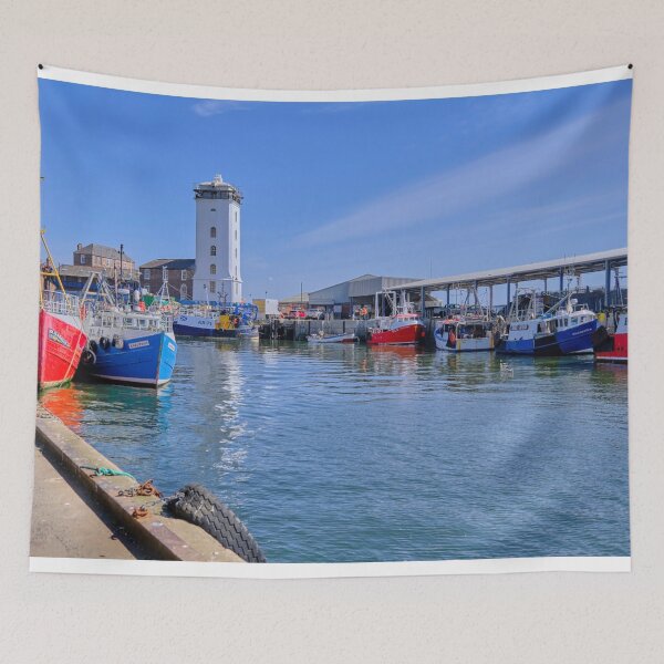 Item preview, North Shields Fish Quay in June Sunshine designed and sold by Violaman.