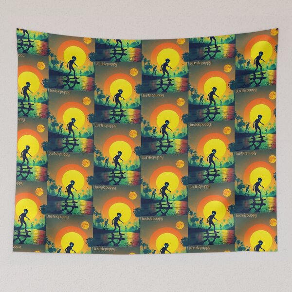 Item preview, Alien Vibes Under The Sunset Skies designed and sold by Jus1sicpuppy.