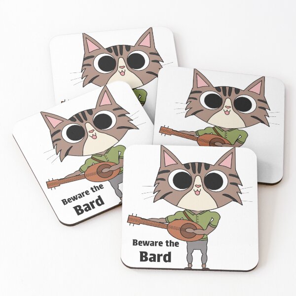 Item preview,  Dungeons and Dragons Bard Cat designed and sold by Red2x4.