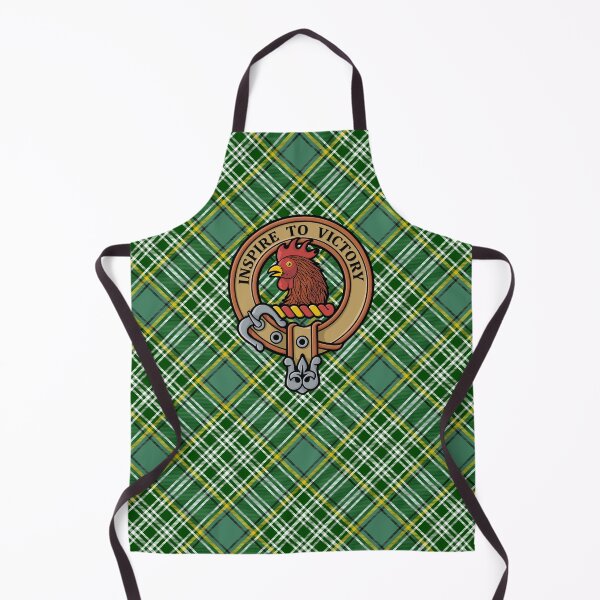 Item preview, Clan Currie Rooster Crest over Tartan designed and sold by sifis.