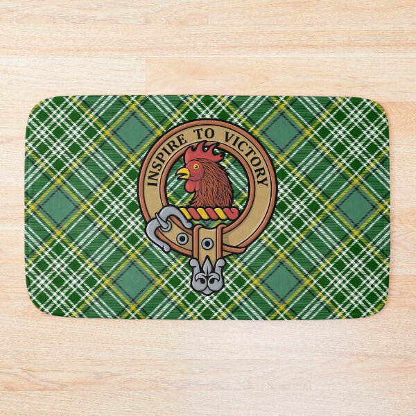 Item preview, Clan Currie Rooster Crest over Tartan designed and sold by sifis.