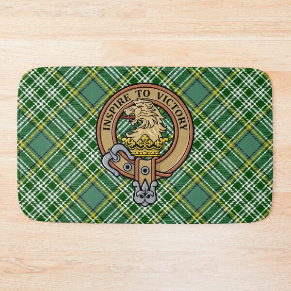 Item preview, Clan Currie Lion Crest over Tartan designed and sold by sifis.