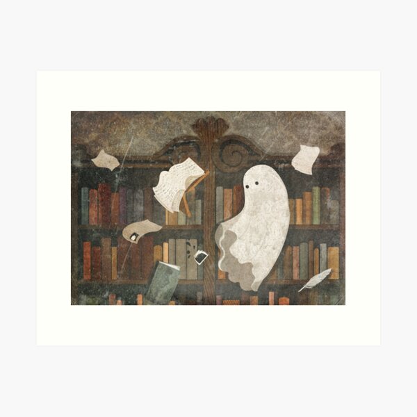 Item preview, There's a Poltergeist in the Library Again... designed and sold by katherineblower.