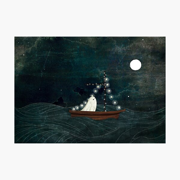 Item preview, Ghost Boat Ride designed and sold by katherineblower.