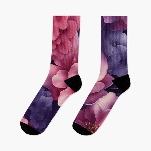 Item preview, Pink and Purple Floral Drama designed and sold by WatercolorLane.