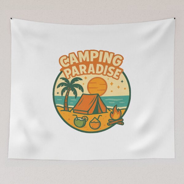 Item preview, Camping Paradise – Your perfect summer adventure designed and sold by Boule1979.