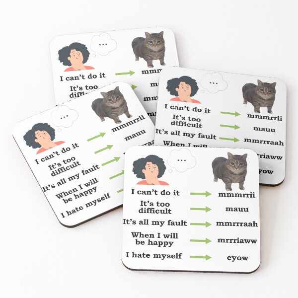 Item preview, Funny Change Your Mind Cat designed and sold by AShanDome.