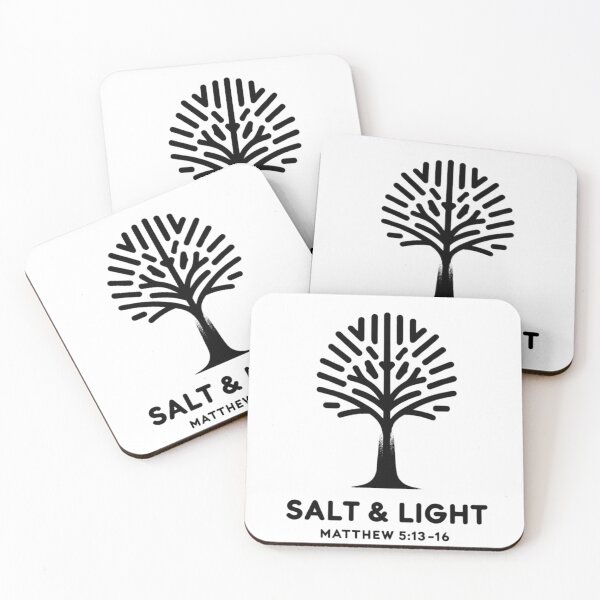 Item preview, Salt & Light – Matthew 5:13–16 | Minimalist Christian Bible Verse designed and sold by astersgraphics.