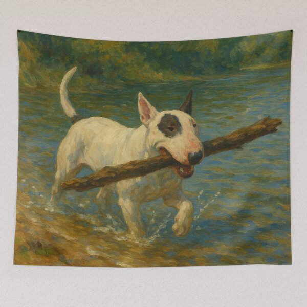 Item preview, Bull Terrier’s Big Catch designed and sold by Kenny8716.