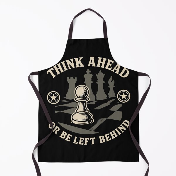 Item preview, Chess Player Think Ahead Or Be Left Behind Board designed and sold by LuminOrb.