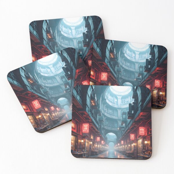 Item preview, Neon Bazaar Under the Dome designed and sold by oanaunciuleanu.