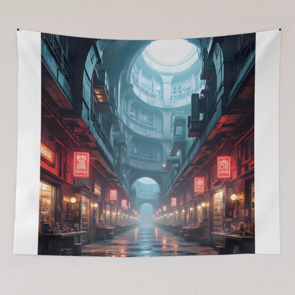 Item preview, Neon Bazaar Under the Dome designed and sold by oanaunciuleanu.