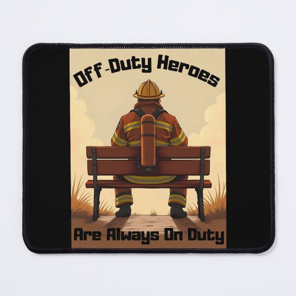 Item preview, Off‑Duty Heroes Are Always On Duty designed and sold by 95kinimoD.