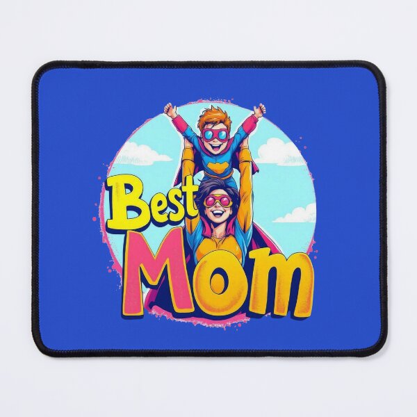 Item preview, Best Mom Superhero T-shirt | Mother and Son Matching Outfit | Super Mom Gift for Her designed and sold by TheGaliyaStudio.