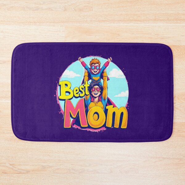 Item preview, Best Mom Superhero T-shirt | Mother and Son Matching Outfit | Super Mom Gift for Her designed and sold by TheGaliyaStudio.
