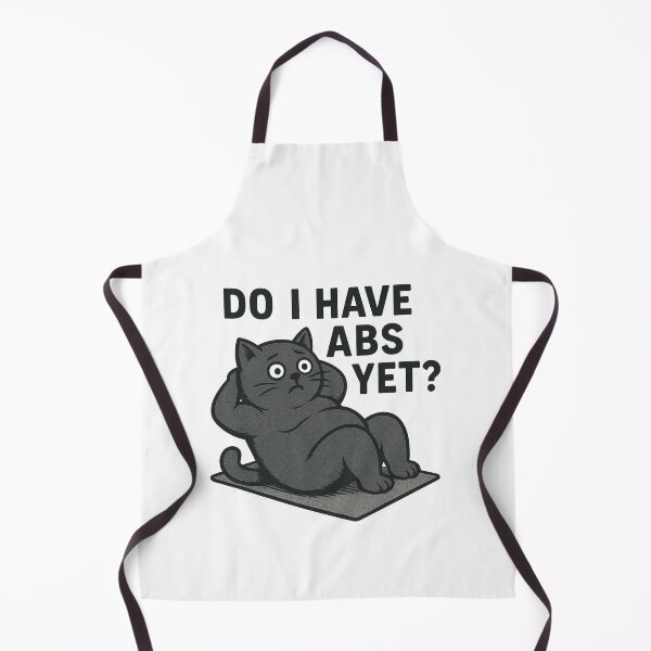 Item preview, Do I Have Abs Yet? – Funny Gym Cat Design designed and sold by Gniesss.
