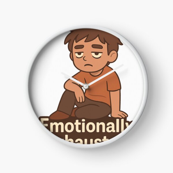 Item preview, Emotionally Exhausted - Tired Cartoon Character designed and sold by matari63.