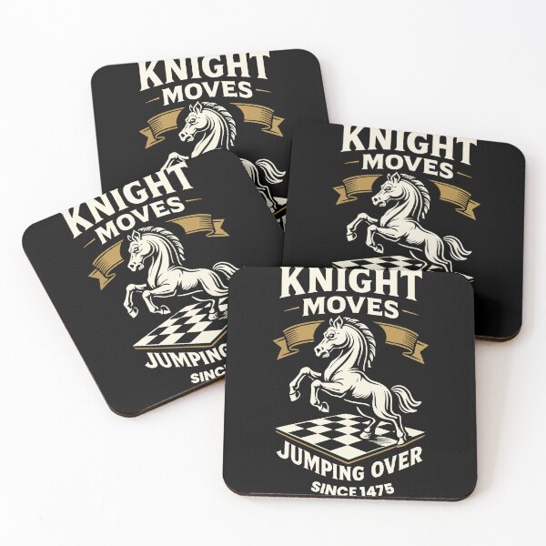 Item preview, Knight Moves Jumping Over Chess Player designed and sold by LuminOrb.