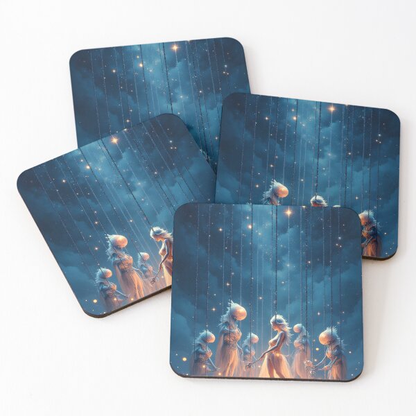 Item preview, Celestial Dance of the Luminous Guardians designed and sold by oanaunciuleanu.