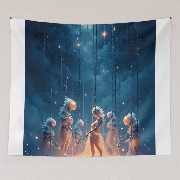 Item preview, Celestial Dance of the Luminous Guardians designed and sold by oanaunciuleanu.