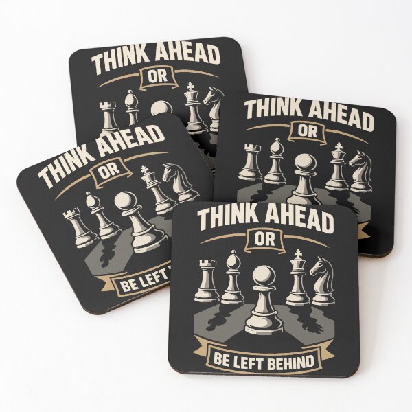 Item preview, Think Ahead Or Be Left Behind Chess Player designed and sold by LuminOrb.