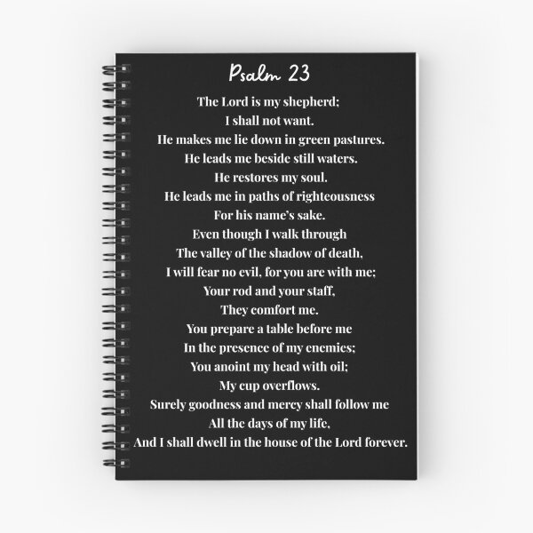 Item preview, Psalm 23 white designed and sold by JMShepardsVoice.