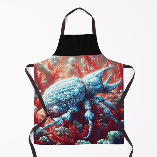 Item preview, Pearl Titan – Jewel Beetle of the Coral Garden designed and sold by EmeraldeaArt.
