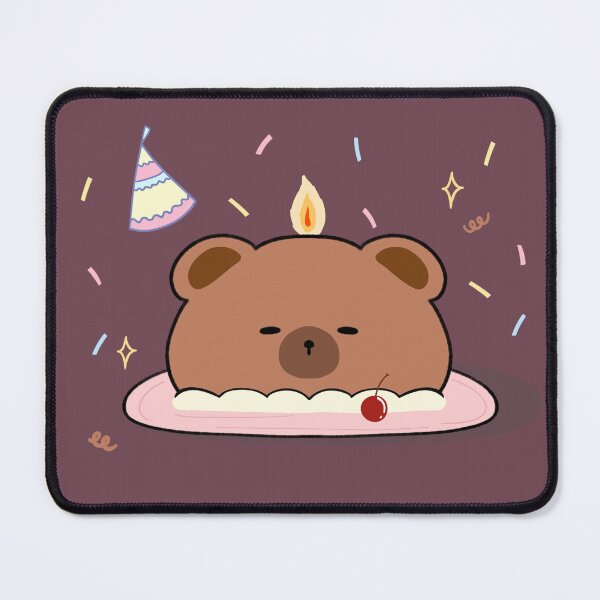 Item preview, Kawaii Sleepy Capybara designed and sold by Lonelypeach.
