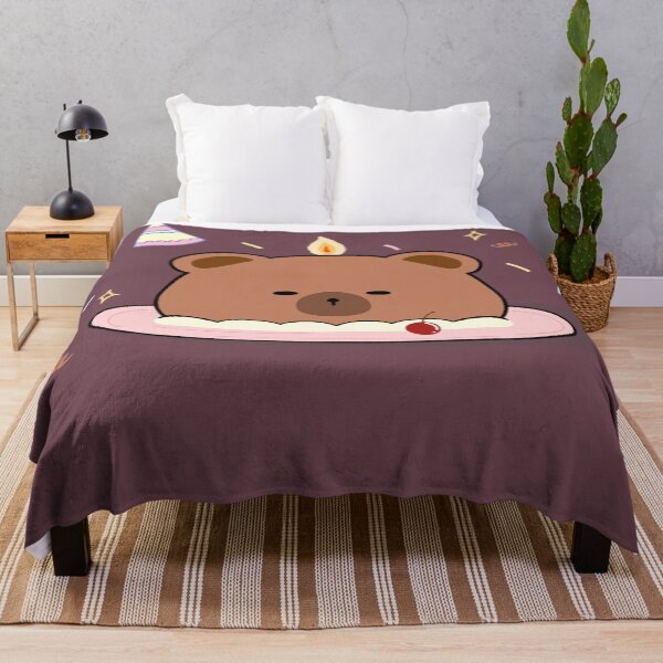 Item preview, Kawaii Sleepy Capybara designed and sold by Lonelypeach.
