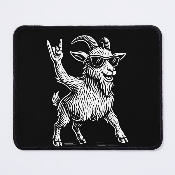 Item preview, Rock Music Funny Pygmy goat Heavy Metal designed and sold by LuminOrb.