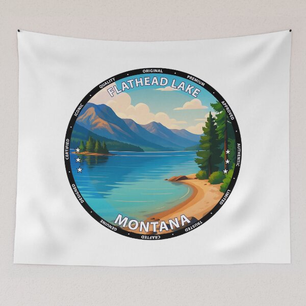 Item preview, Flathead Lake – Montana designed and sold by inkNext.