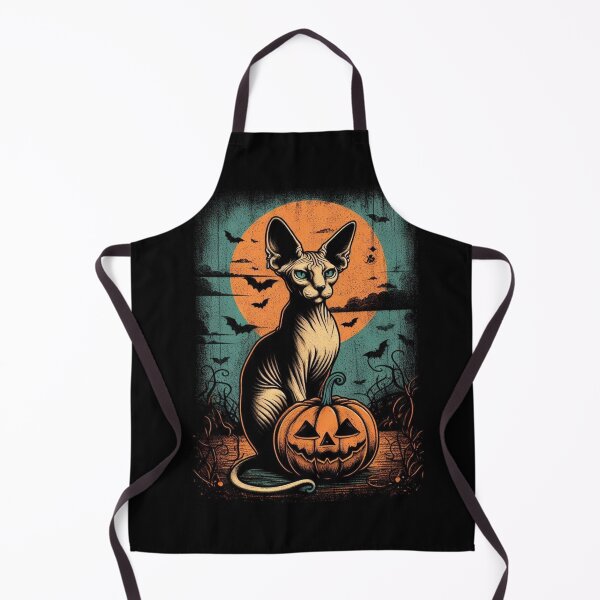 Item preview, My Cat waiting on Halloween Sphynx designed and sold by LLdreams.