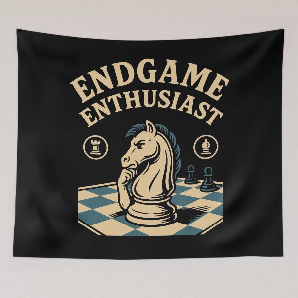 Item preview, Chess Player Board Game Endgame Enthusiast designed and sold by LuminOrb.