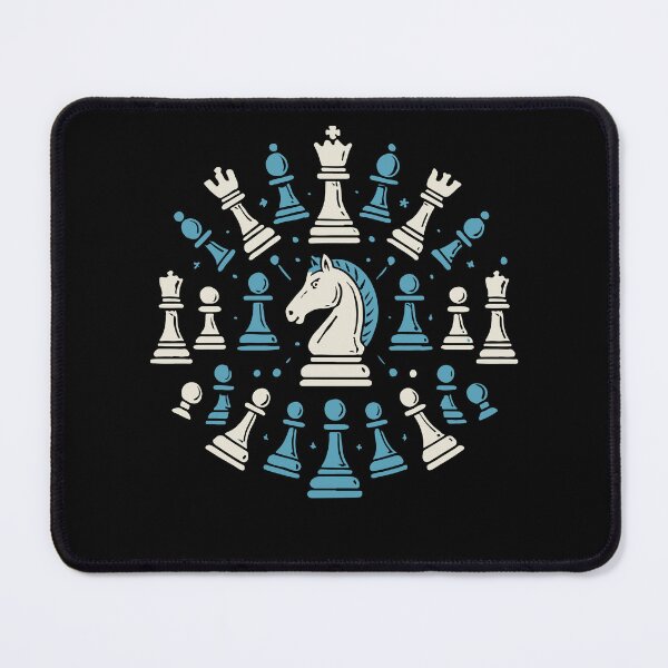 Item preview, Chess Enthusiasts Circle of Pieces Knight designed and sold by LuminOrb.