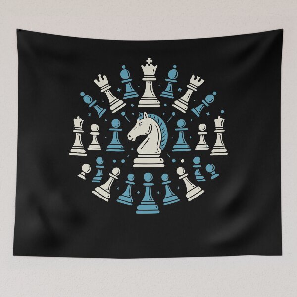 Item preview, Chess Enthusiasts Circle of Pieces Knight designed and sold by LuminOrb.