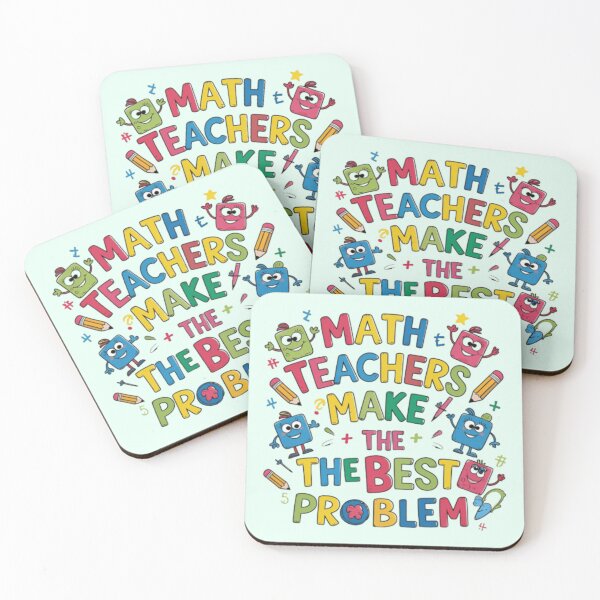 Item preview, Math Teachers Make the Best Problem - Funny Teacher Design designed and sold by StudioBy-ColorNest.