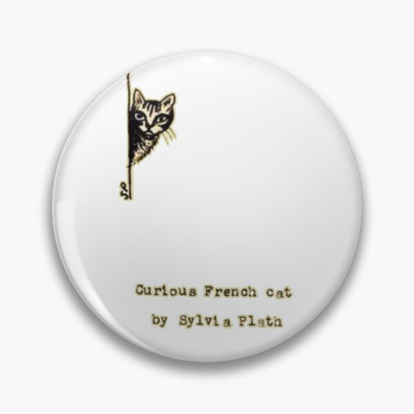 Item preview, Curious French Cat, illustration by Sylvia Plath designed and sold by Oqueartecura.