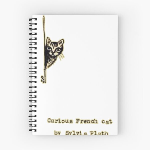 Item preview, Curious French Cat, illustration by Sylvia Plath designed and sold by Oqueartecura.