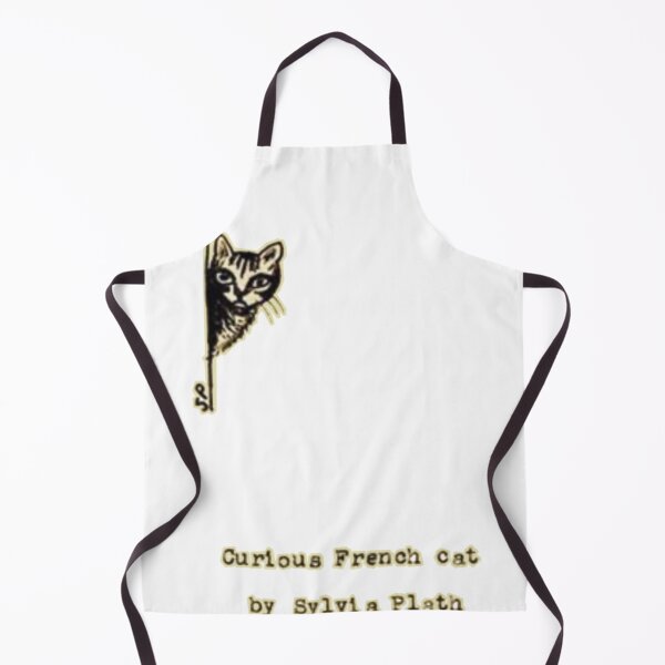 Item preview, Curious French Cat, illustration by Sylvia Plath designed and sold by Oqueartecura.